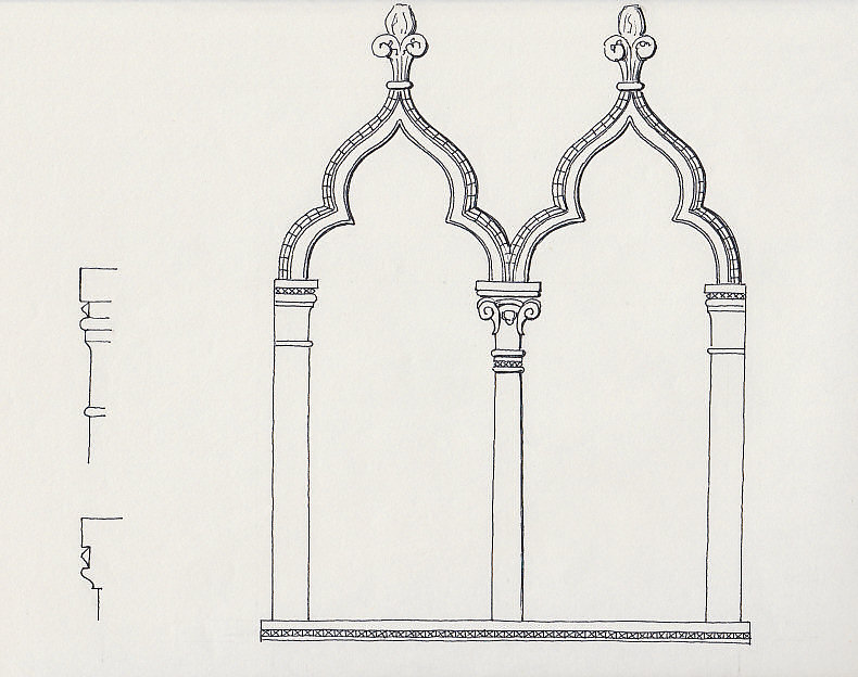 Fianco della Loggia - finestra bifora di ricupero_AC